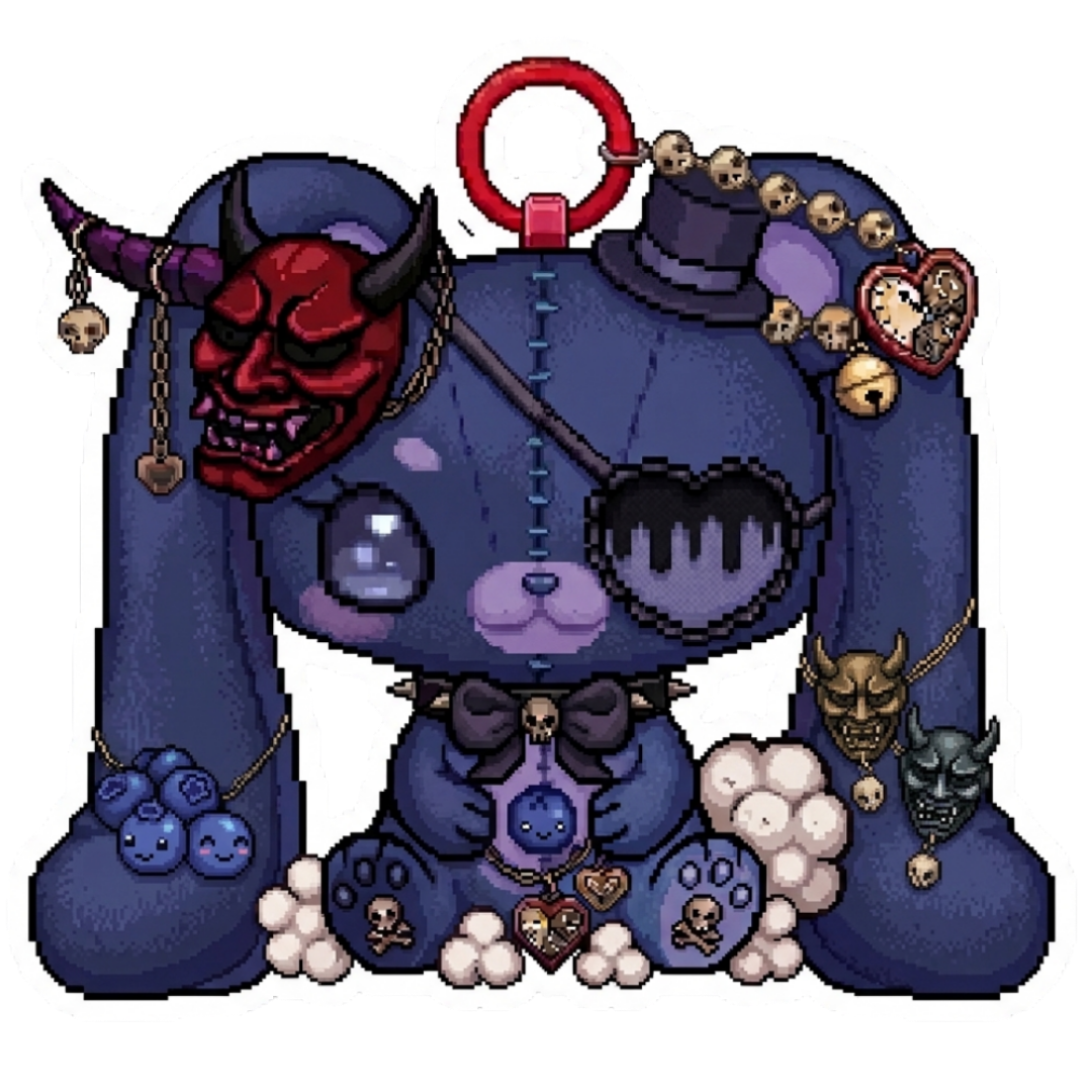 BlueberryVibezz Deluxe Bunny Sticker